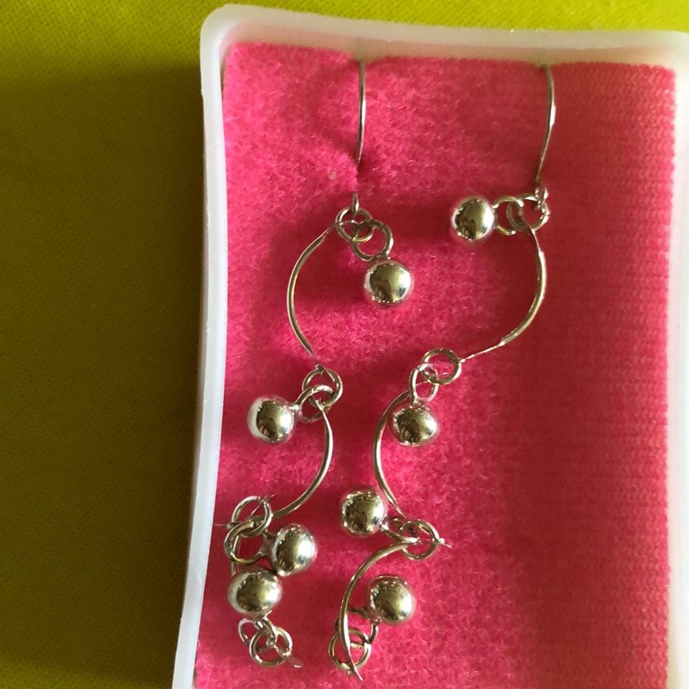 Silver .925 earrings, new